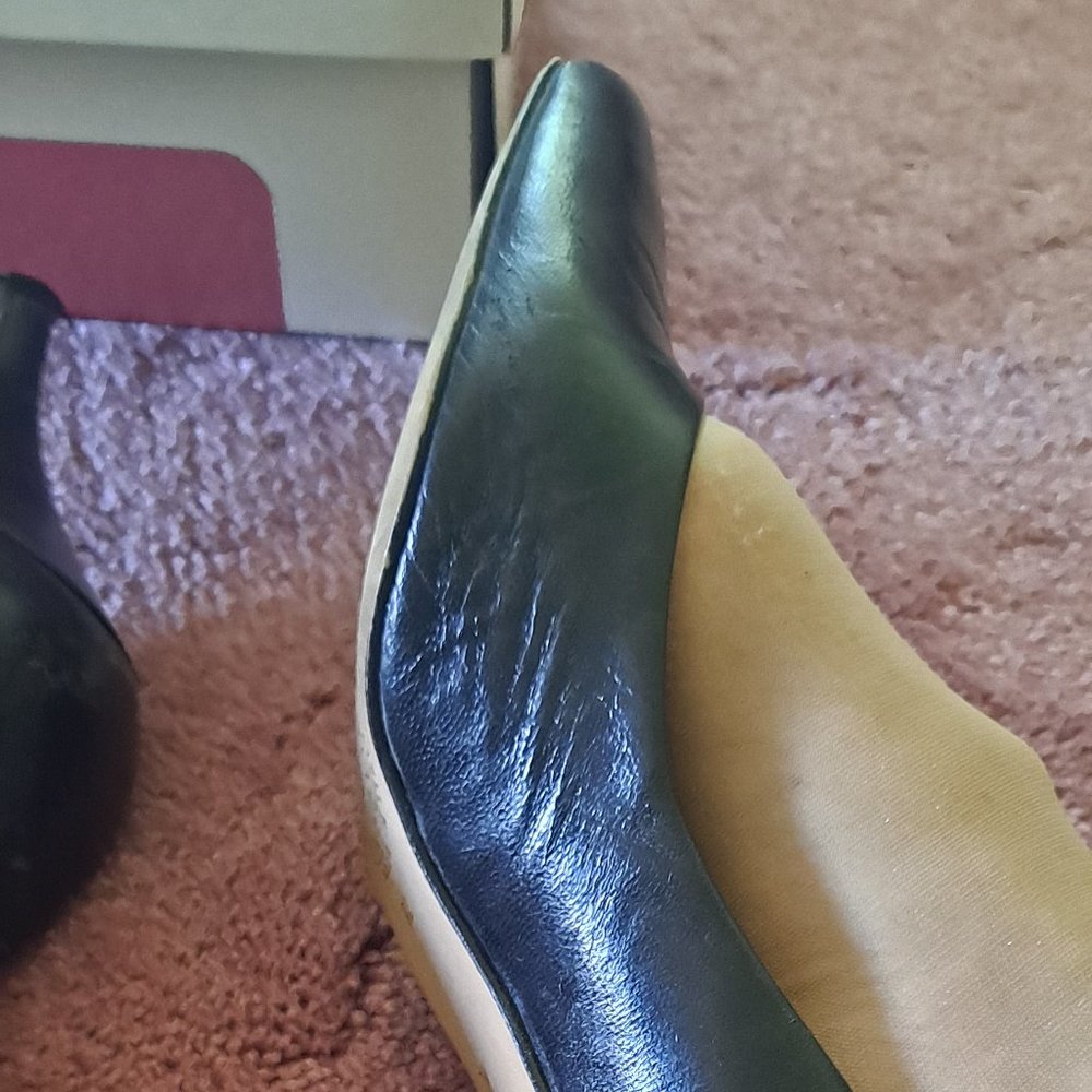 Vintage Black Bandolino High Heel Classic Pumps Size 7 - Picture 3 of 13